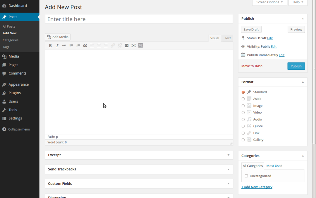 Website Tasks for Website Administrator