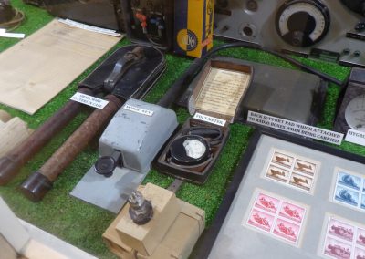 WW2 Radio Equipment including morse key, voltmeter, hygrometer (Jersey - October 2024)