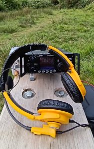 Checking band conditions before going portable with an amateur radio